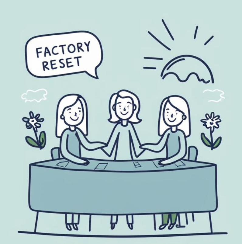 Rebirth—or, if you prefer a modern analogy, a “factory reset.”